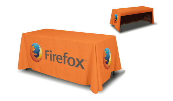 8 foot Table Cover Full Color Tablecloth banner