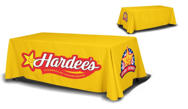 8 foot Table Cover Full Color Tablecloth banner