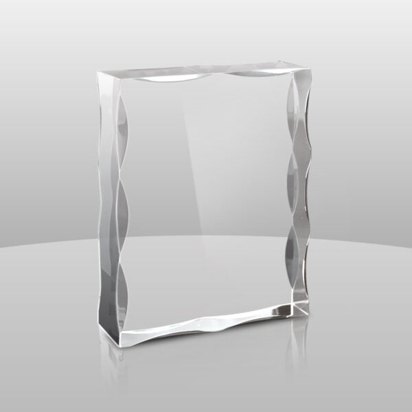 Acrylic Block With Scallop Edge (810-S, 810-L)