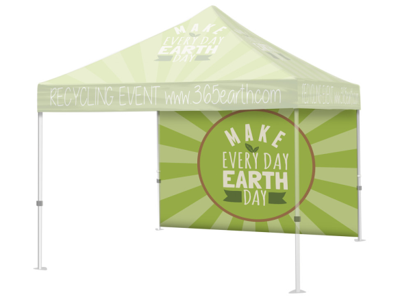 Event Popup Tent Full Color with Wall